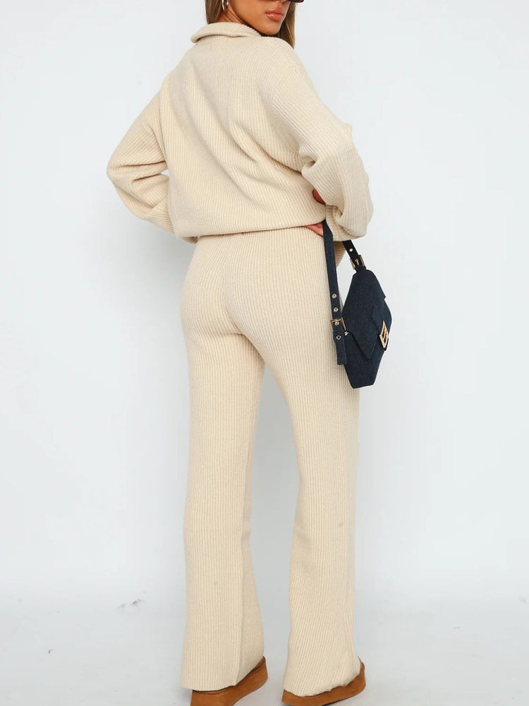 
                  
                    Quarter Zip Long Sleeve Top and Pants Set
                  
                