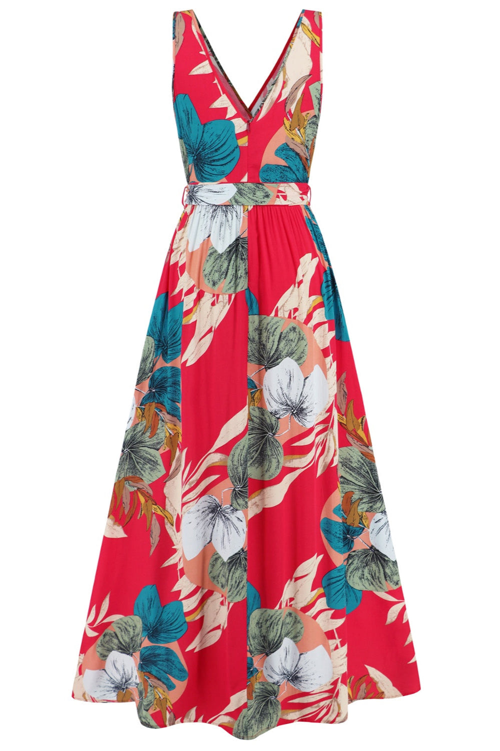 
                  
                    'ATHENA' Slit Tied Printed Surplice Dress
                  
                