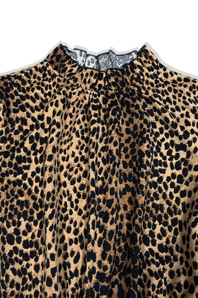 
                  
                    Leopard Flounce Sleeve Wide Leg Jumpsuit
                  
                