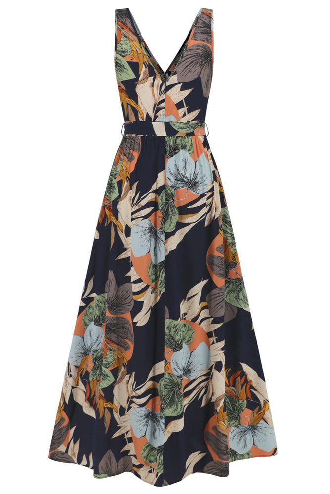 
                  
                    'ATHENA' Slit Tied Printed Surplice Dress
                  
                