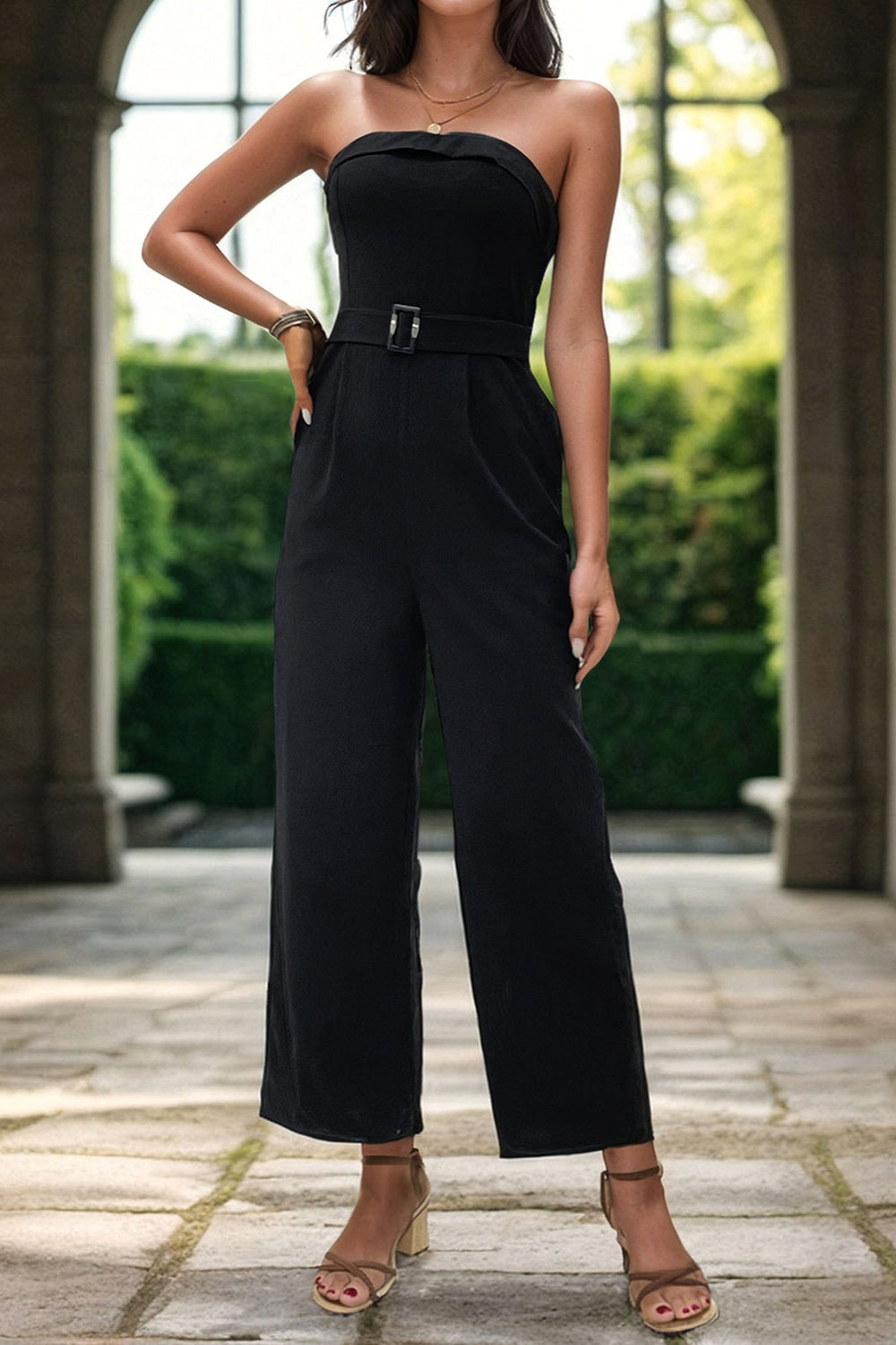 
                  
                    Tube Jumpsuit with Pockets
                  
                