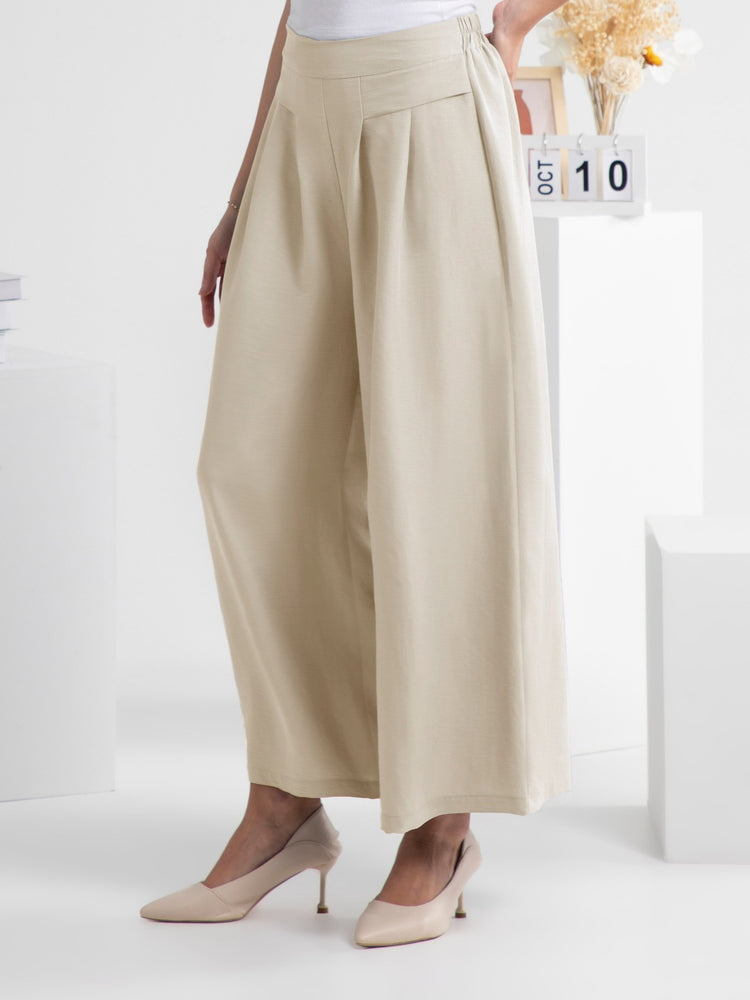 
                  
                    " Ray" Wide Leg Elastic Waist Pants
                  
                