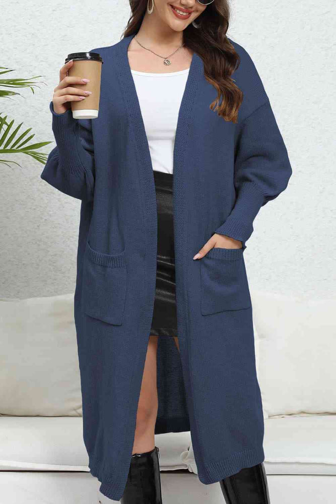 
                  
                    'Sadie' Open Front Dropped Shoulder Cardigan
                  
                