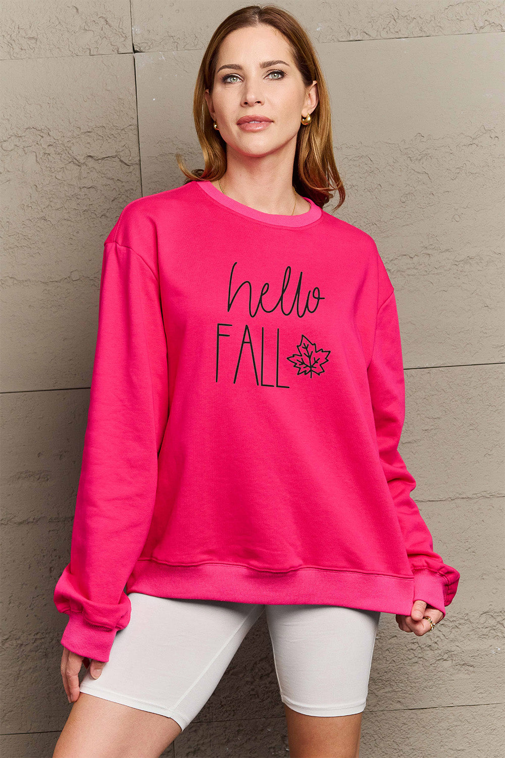 
                  
                    ' Mattie' Simply Love Full Size HELLO FALL Graphic Sweatshirt
                  
                