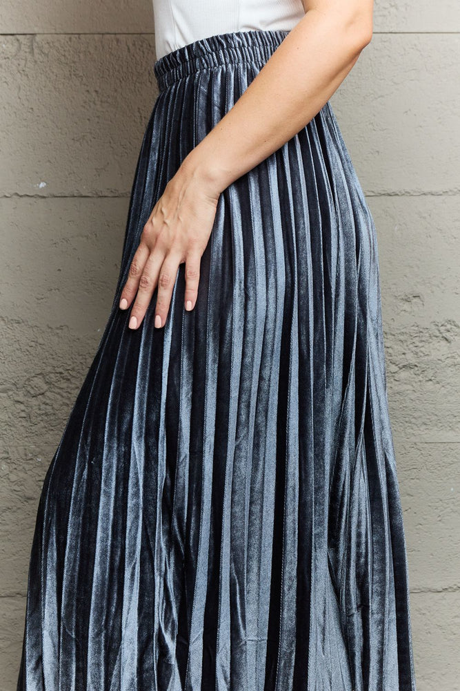 
                  
                    'Nancy'  Pleated Flowy Midi Skirt
                  
                